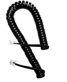 Grandstream Cable de telefono espiral RJ11