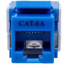 Newlink Conector Jack Cat6a RJ45 Azul